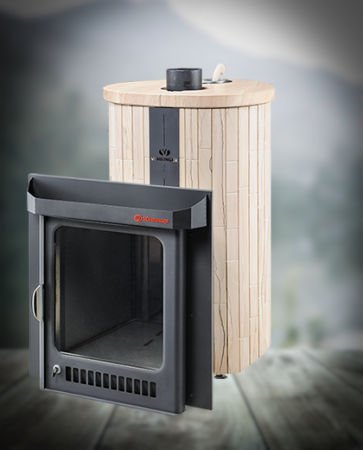 Печь для бани Оптима ПФ ("Окаменевшее дерево" наборный)