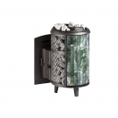 Печь банная "Атмосфера L" комбинированная сетка-ламель "Змеевик" наборный